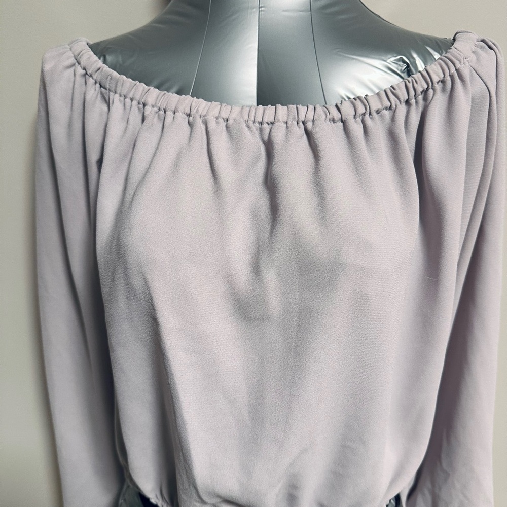 2 for $20 Elegant Off-Shoulder Lavender Top Wilfred